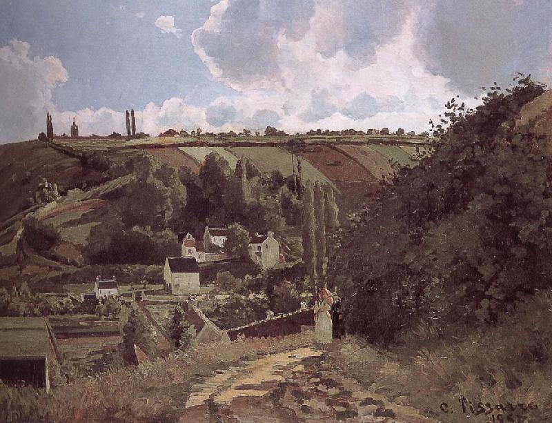 Camille Pissarro Loose multi-tile this Canada thunder hillside oil painting picture